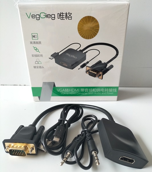 Cáp chuyển VGA to HDMI VegGieg VZ618